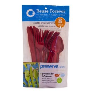 Preserve Cutlery in Red (Set of 24)   PRE 11403