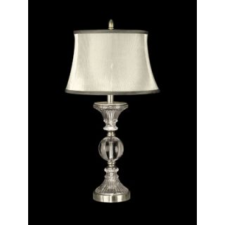 Dale Tiffany 26 One Light Crystal Table Lamp in Antique Pewter