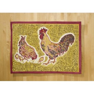 Couleur Nature Rooster Dijon Placemat (Set of 6)