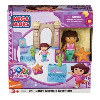 Mega Brands Nickelodeon Dora the Explorer Mega Bloks Mermaid Adventure