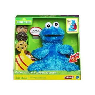 Hasbro Sesame Street Playskool CountN Crunch Cookie Monster Figure