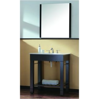 Loft 31 Bathroom Vanity in Dark Walnut