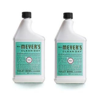 Mrs. Meyers 32 Oz Toilet Bowl Cleaner with Basil Scent (Set of 2