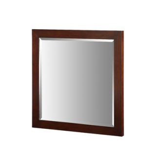 Xylem Essence 30 x 30 Mirror in Dark Walnut   M ESSENCE 30DW