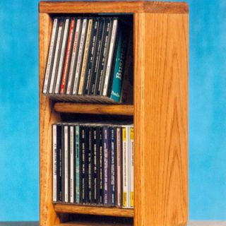 Wood Shed 200 Series 28 CD Multimedia Tabletop Storage Rack