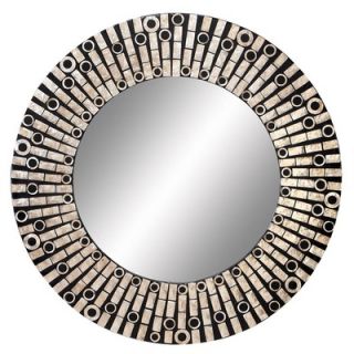 Aspire 31 Capiz Shell Round Wall Mirror
