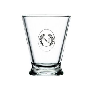 French Home Gourmet La Rochere Napoleon 9 Oz Monogrammed Goblet Glass