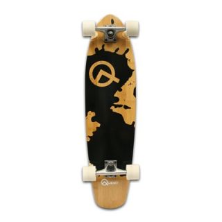 Made in Mars Quest Rorshack Bamboo LongBoard   QT NRS34C