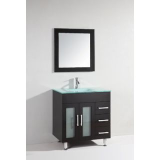 Legion Furniture 31.5 Single Bathroom Vanity Set with Mirror in