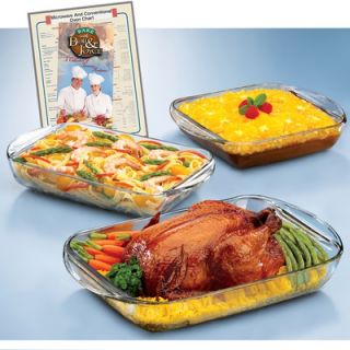 Anchor Hocking 33 Piece Expressions Ovenware Set   1733CLEAR