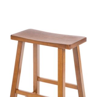 International Concepts 24 Saddleseat Counter Stool (Distressed Rustic