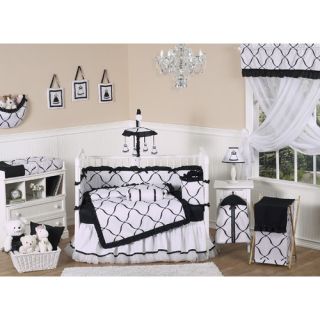 Geenny Boutique Moon and Star 13 Piece Crib Bedding Set in Brown