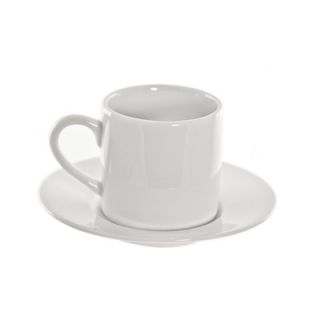 Classic White 3 oz. Tea Cup and Saucer   RB0428