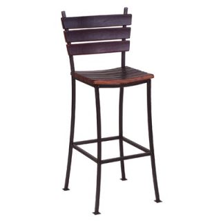 Day Stave 24 Back Bar Stool
