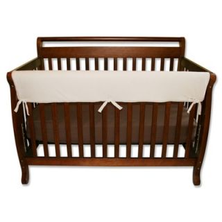Trend Lab 51 Natural Fleece Front Crib Rail Cover