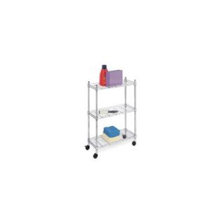 Whitmor, Inc Three Tier Supreme Laundry Cart in Chrome   6056 53