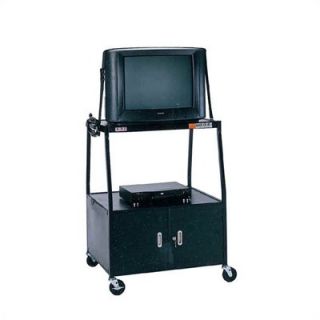 VTI 48 High Wide Body TV Cart for 30 TV Monitor with Cabinet