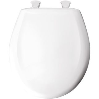 Elongated Solid Plastic Toilet Seat Whisper Close with Easy Clean and