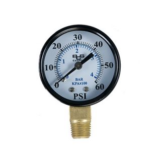 Birch Instrument 0   60 lb Pressure Gauge