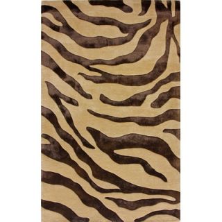 nuLOOM Moderno Zebra Brown Rug   NUSNA1 508