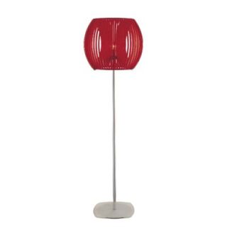 George Kovacs Families Floor Lamp with Red Shade   P334 3R 077