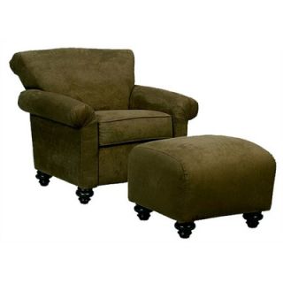 Handy Living Fenton Chair and Ottoman   FRF1 CU AAA68