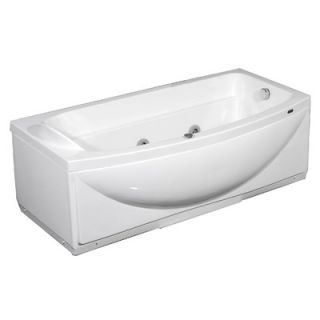 Aston Global 68 Whirlpool Bath Tub in White