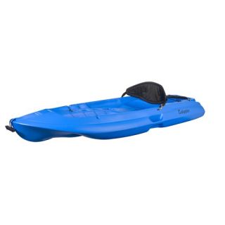 Lotus Kayak with Soft Back Rest and Paddle in Blue
