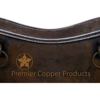 Premier Copper Products 67 Hammered Copper Double Slipper Bath Tub
