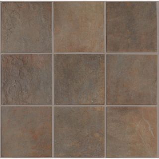 Shaw Floors African Slate 13 Porcelain Tile in Rust   CS65A 00600