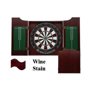 Black Canyon Dart Board Cabinet in Wine