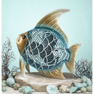 Deco Breeze Tropical Fish Figurine Table Top Fan