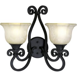  Thomasville Guildhall Wall Sconce in Forged Black   P2750 80