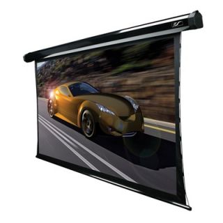  Electric Tension Rear 84 169 AR Projection Screen in Black Case