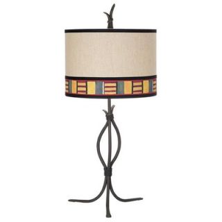  Coast Lighting Westward Post Table Lamp in Black   87 6045 07