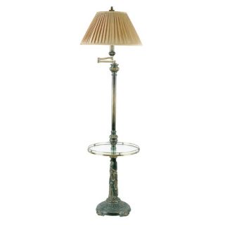  Timeless Elegance Torchiere Floor Lamp in Applewood   85 3966 76