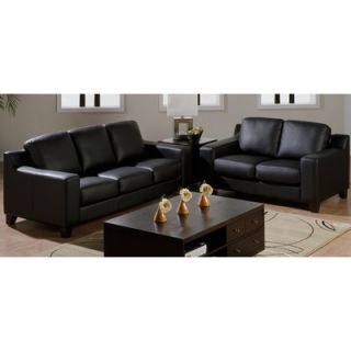 Palliser Furniture Reed Leather Sofa and Loveseat Set