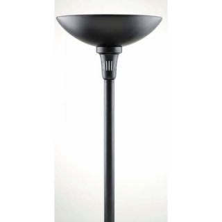 Lite Source Servo Torchiere Floor Lamp in Black   LS 9913BLK