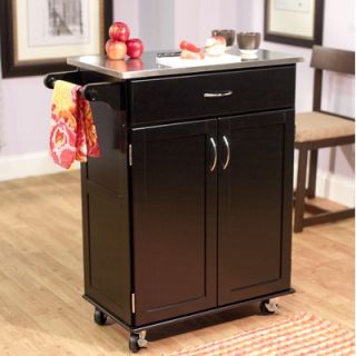 Home Styles Kitchen Cart Stainless Steel Top   5086 95
