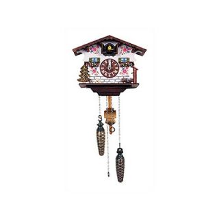 Schneider 12 Traditional Cuckoo Clock with Leaves and Bird   90/7