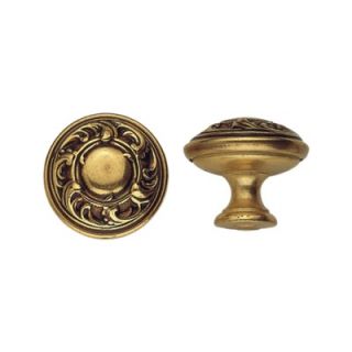 Bosetti Marella Brass 0.98 Round Knob in French Antique Gold