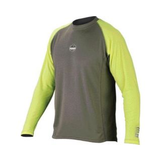 Gray And Lime CORE Performance Workwear™ 6425 Mid Layer All Season