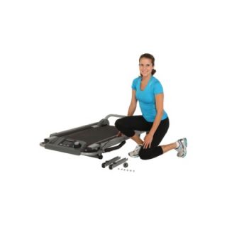 Exerpeutic 100XL Heavy Duty Magnetic Manual Treadmill with Pulse