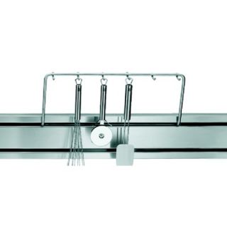Franke Rail System Railing with Hooks in Stainless Steel