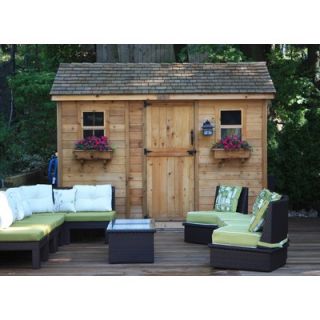 Outdoor Living Today 12 Cabana with Dutch Door and Two Functional