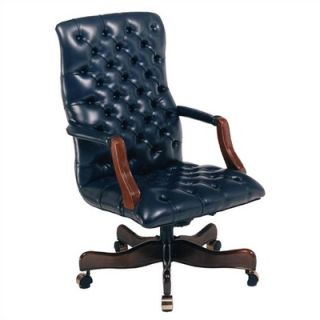  Leather Tufted High Back Leather Swivel / Tilt Office Chair   104 ST