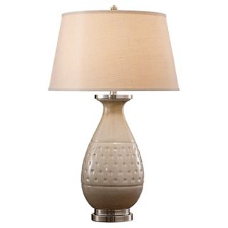 Feiss Addie Table Lamp in Light Sand Crackle