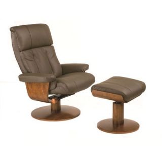  Norway Leather Recliner and Ottoman   NORWAY/33/103/NORWAY/47/103