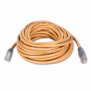 Belkin Cat5e 10/100 Base T Crossover Patch Cable, 25ft, Yellow