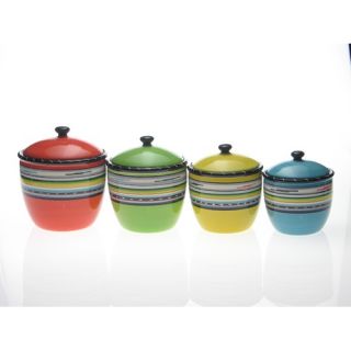 Santa Fe Canister by Nancy Green (Set of 4)